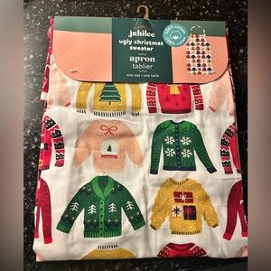 Ugly Christmas Sweater print Apron!